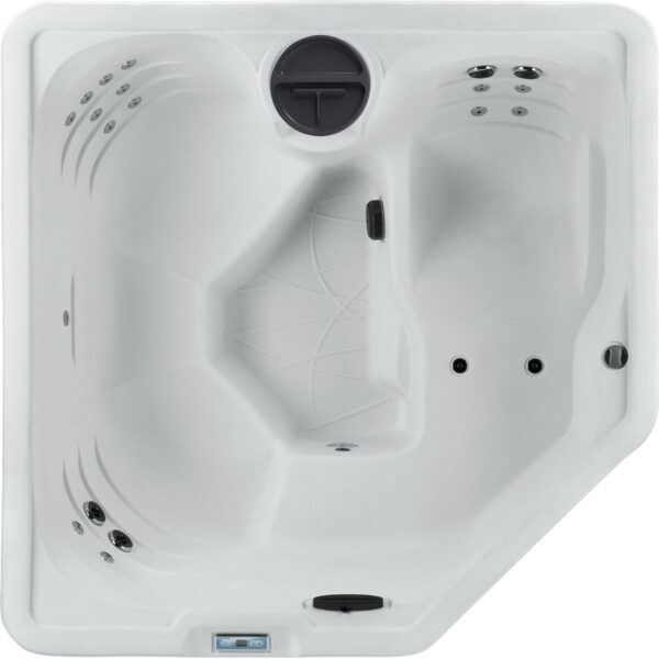 Tahiti Hot Tub 4-Person Lounger, 22 SS Jet,  110V/230V, Stainless Heater, Ozone, Waterfall and Upgraded Lighting - Image 3