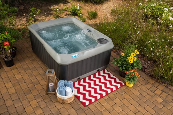 Ibiza Hot Tub 4-Person Lounger, 24 SS Jet, 110V/220V, Stainless Heater, Ozone, Waterfall and Upgraded Lighting - Image 11