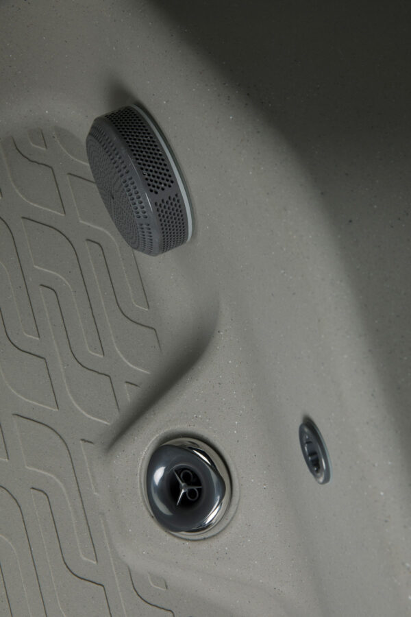 Ibiza Hot Tub 4-Person Lounger, 24 SS Jet, 110V/220V, Stainless Heater, Ozone, Waterfall and Upgraded Lighting - Image 3