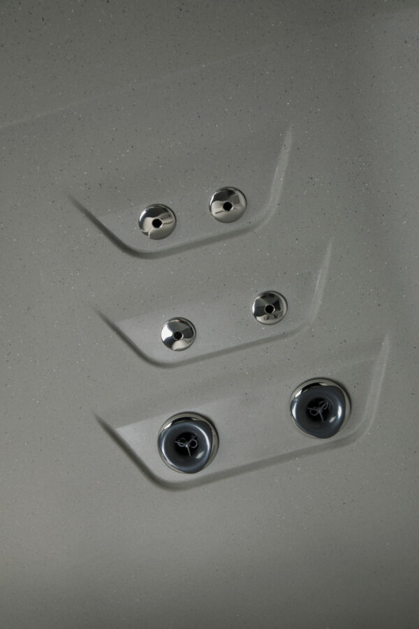 Ibiza Hot Tub 4-Person Lounger, 24 SS Jet, 110V/220V, Stainless Heater, Ozone, Waterfall and Upgraded Lighting - Image 5