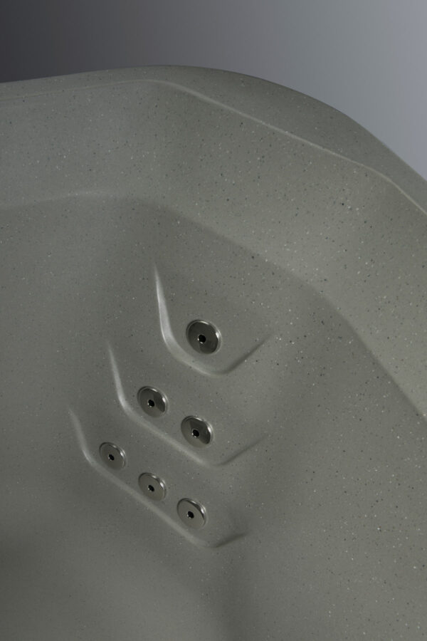 Ibiza Hot Tub 4-Person Lounger, 24 SS Jet, 110V/220V, Stainless Heater, Ozone, Waterfall and Upgraded Lighting - Image 6
