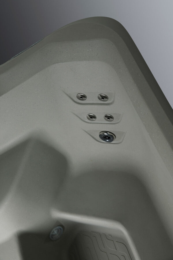 Ibiza Hot Tub 4-Person Lounger, 24 SS Jet, 110V/220V, Stainless Heater, Ozone, Waterfall and Upgraded Lighting - Image 7