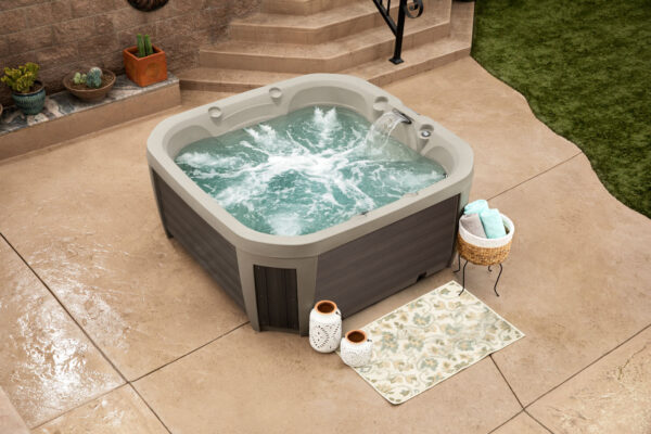 Maui Hot Tub 6-Person Open, 25 SS Jet, 110V/230V, Stainless Heater, Ozone, Waterfall and Upgraded Lighting - Image 13