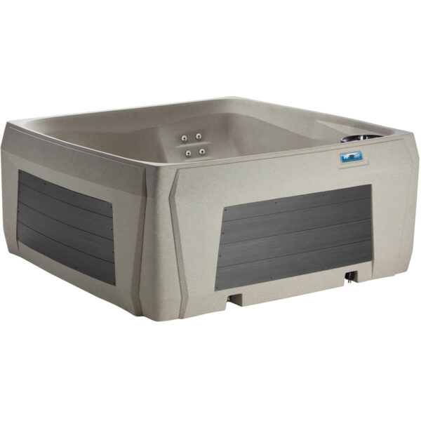 Fiji Hot Tub 5-Person Lounger, 60 SS Jet, 230V, Stainless Heater, Ozone, Waterfall and Upgraded Lighting